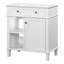 Base de meuble-lavabo simple en blanc seulement