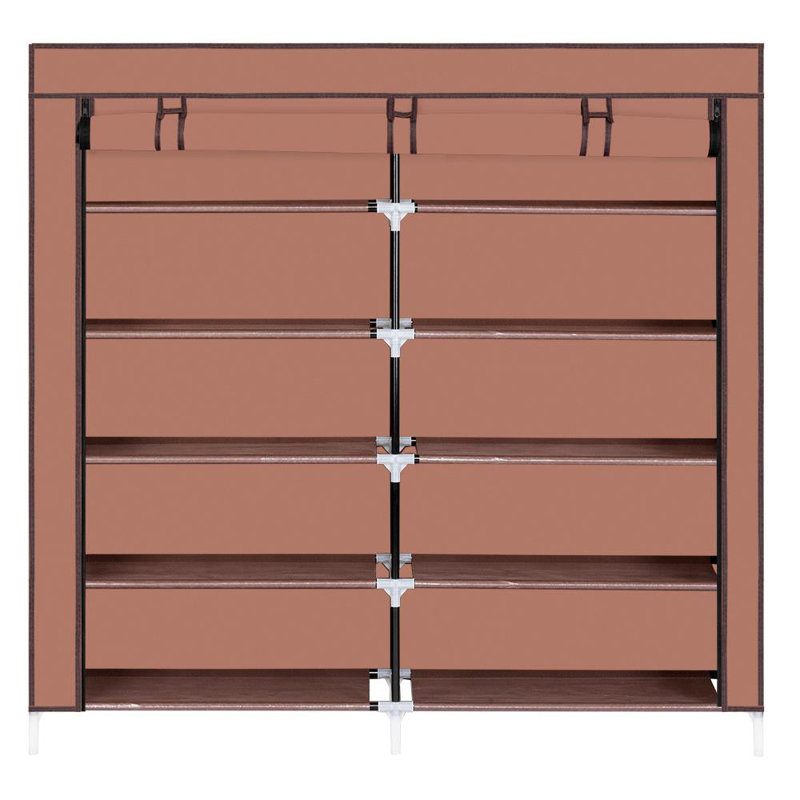 36 Pair Shoe Storage Cabinet, Brown