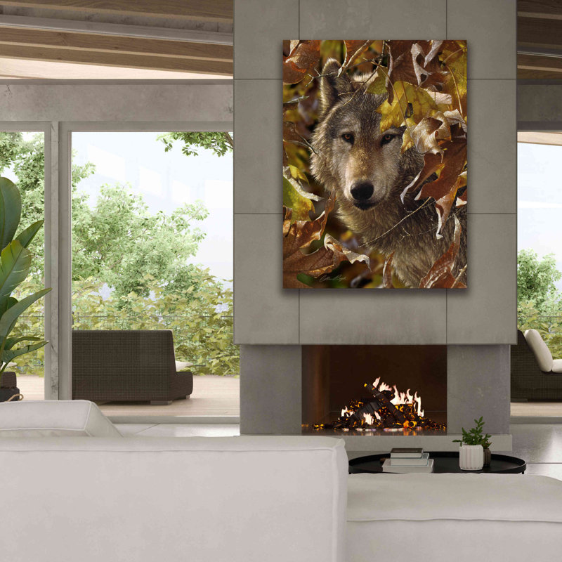 «Autumn Shadows» par Collin Bogle, art mural sur toile, H 54 po x l 40 po x P 1,5 po