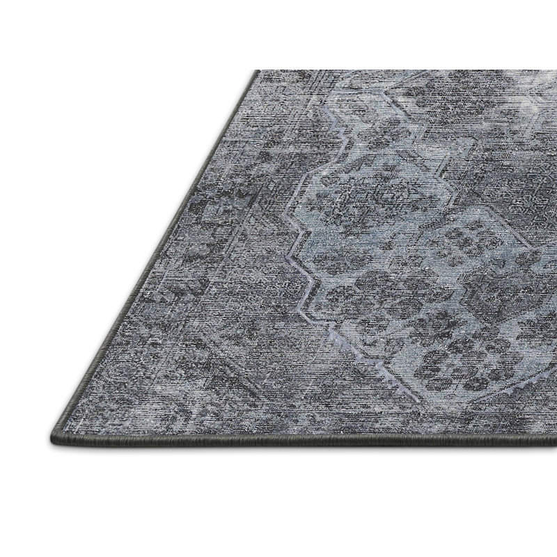 Wool Oriental Indoor Rug, Rectangle 7' x 9'