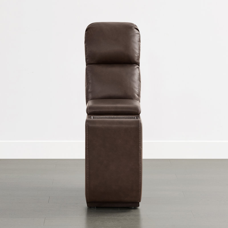Olathe Genuine Leather Multi-Function Console, Brown
