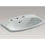 Cimarron® Vitreous China Rectangular Drop-In Bathroom Sink with Overflow-10940935-71926876