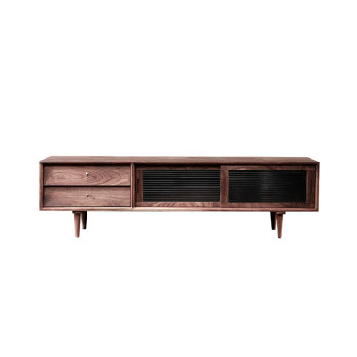 Nordic solid wood style TV cabinet