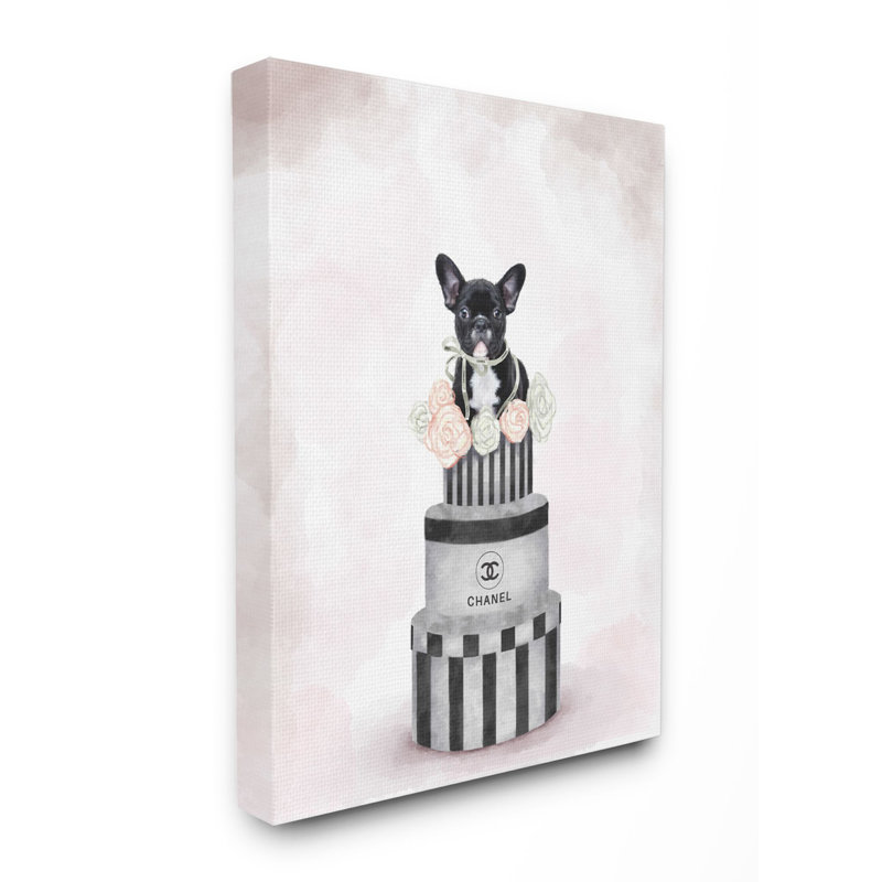 « look box range dog rose », impression, Toile tendue, H 20 po x l 16 po x P 1,5 po