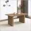 Table de salle à manger moderne et extensible pour 6 à 10 personnes, piédestal en bois robuste, idéal pour les grands espaces et design élégant