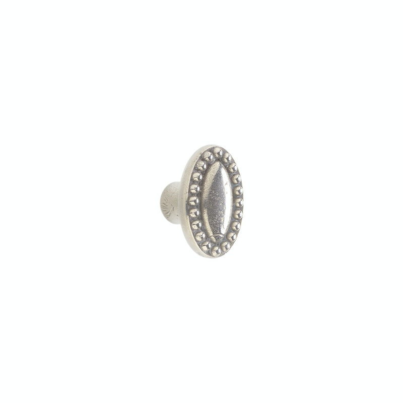 Maddox Bronze Oval Knob, Silicon Bronze Light