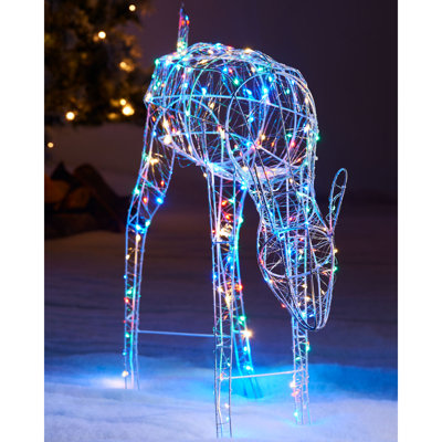 18 cm Solar Twinkle Globe Rope Lights Lamp Lighted Christmas Tree
