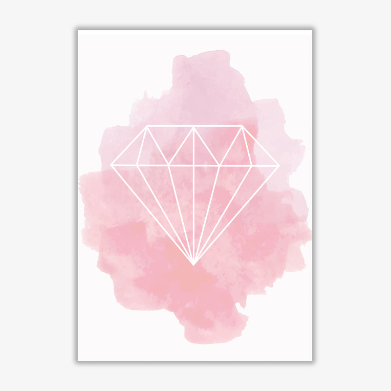 Geo Diamond - Print, No Frame, 30 cm H x 21 cm W x 1 cm D