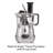 Hamilton Beach® Stack & Snap 8 Cup Food Processor with Bowl Scraper
