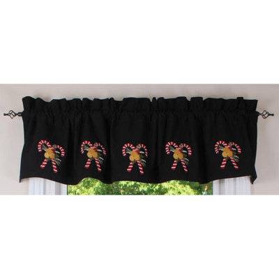 C Candy Canes Valance 60X15.5
