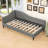 Linen Upholstered L-Shaped Daybed with Semi-Enclosed Design-1002139316-1002139319