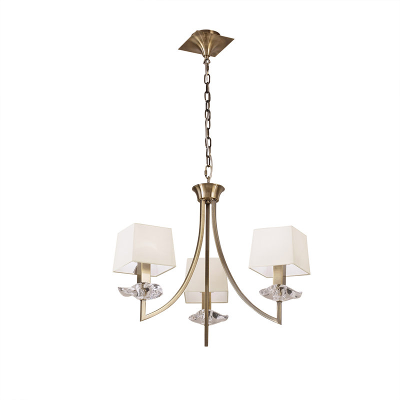 Akira AB Chandelier, 3 Light