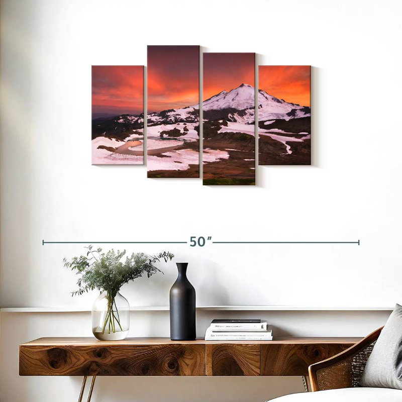 Alvord Snowcapped Mount Baker, 22" H x 36" W