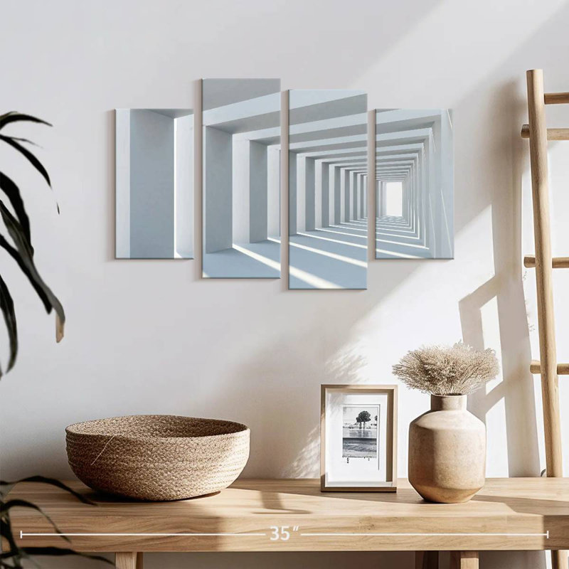 Architecture cubique, H 14 po x l 24 po