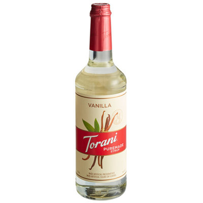 Torani Puremade Vanilla Flavouring Syrup 750 mL Glass Bottle WS-880602211