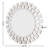 Solid Wood Sunburst Wall Mirror-515770162