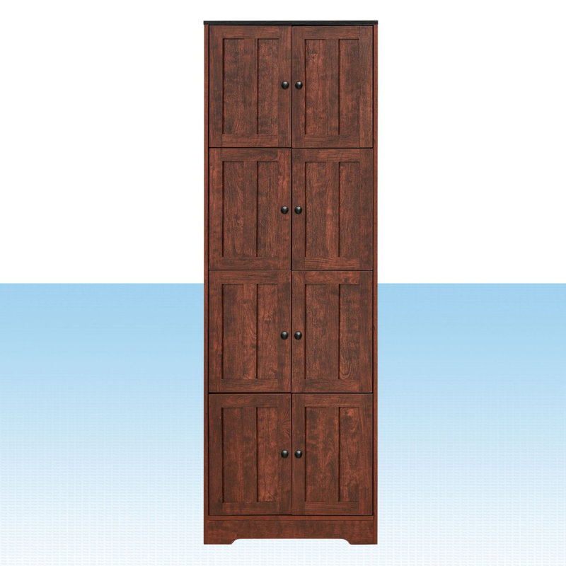 Armoire de rangement de 24 po de largeur Vetka, Noyer