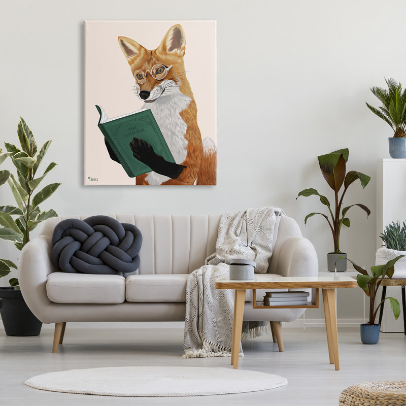 «Wild Fox» par Tara Royle, H 48 po x l 36 po x P 1,5 po