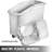 VEVOR 21 Gallons Rectangle Plastic Food Storage Container