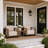 PE Rattan Patio Chair with Cushions 