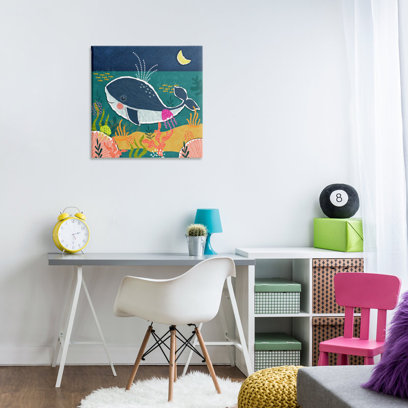 «Whale at Nighttime» par Tina Finn, H 24 po x l 24 po