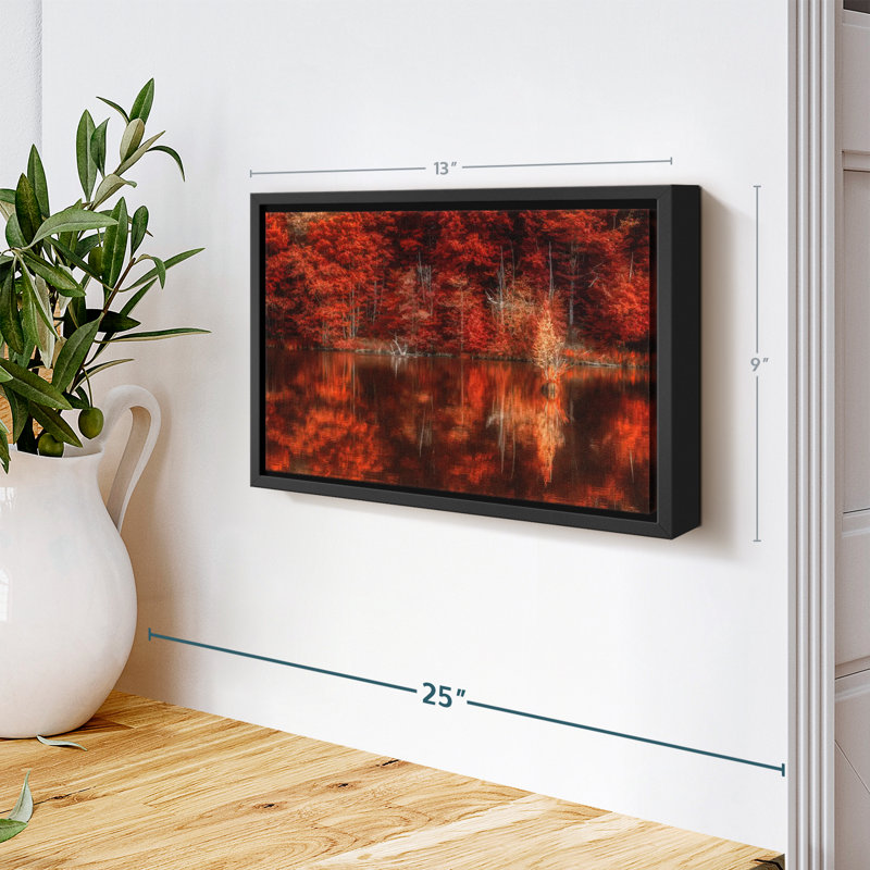 «Reflection of Autumn Wall Art», H 9 po x l 13 po