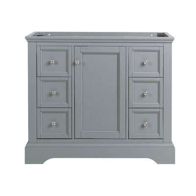 Red Barrel StudioÂ® Windsor 40"" Free-Standing Single Sink Bathroom Cabinet Vanity Base Only -  Fresca, FCB2440GRV