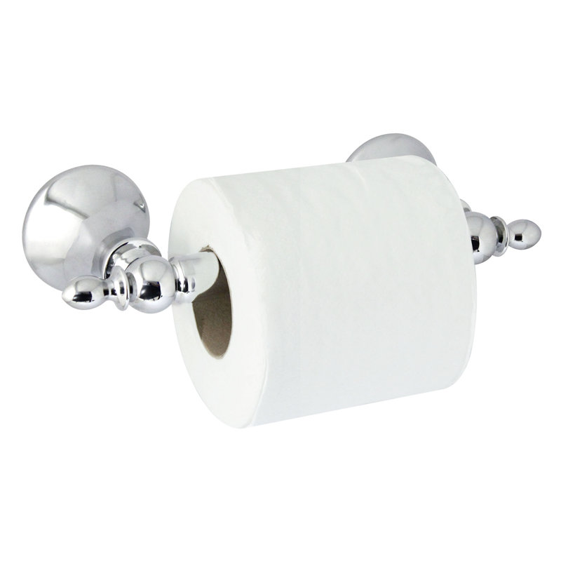 Porte-papier hygiénique avec rouleau Tajik, Chrome poli