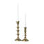 2 Piece Aluminum Tabletop Candlestick Set
