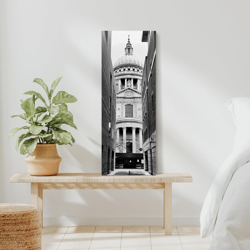 2 pièces de l'architecture de la ville en noir et blanc