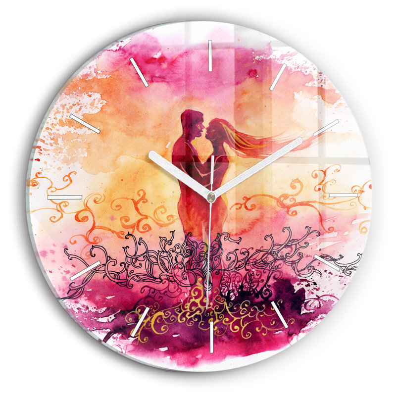Glass Wall Clock