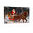 Christmas Santa Claus Riding Sleigh With Children-832241605