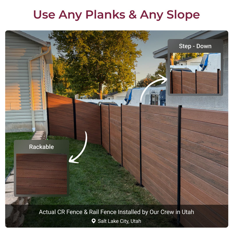 Veranda Euro Style 8 ft. Heavy Duty Fence Gate Post Kit