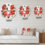 Vintage Red Poppies I - horloge murale traditionnelle-60280165
