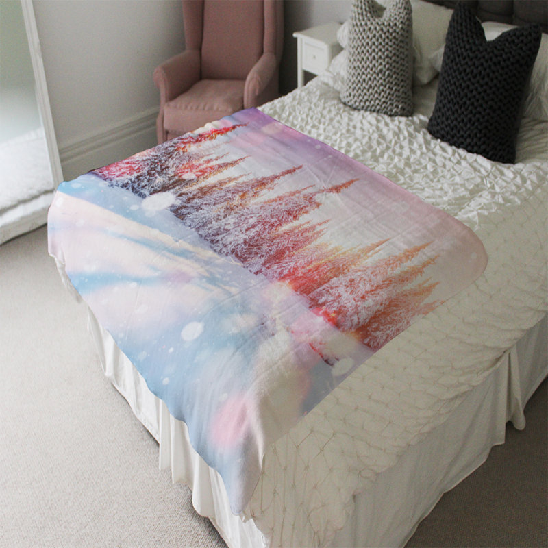 Ireoluwatomileyin Plain Weave / Muslin Throw Blanket