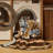 Washable Savannah Cats Area Rug-1179522496