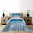 Hypnotic Coastal Polyester Coverlet
