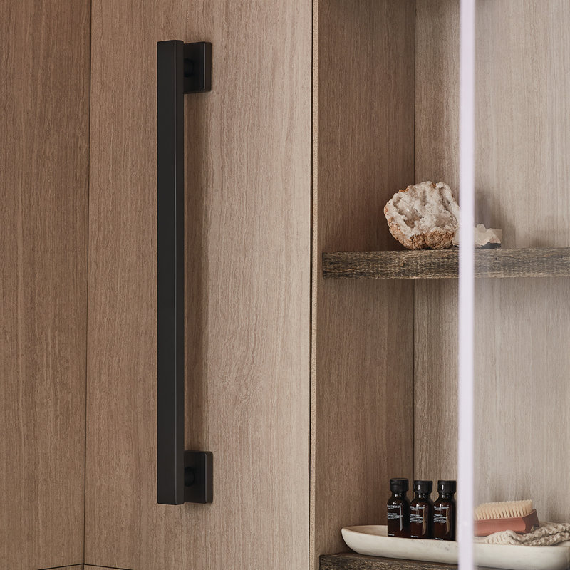 Lura Grab Bar, Matte Black, 24" L
