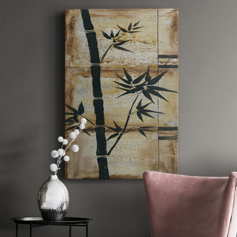 «Patinaed Bamboo I», impression sur toile tendue, H 18 po x l 12 po x P 1,5 po