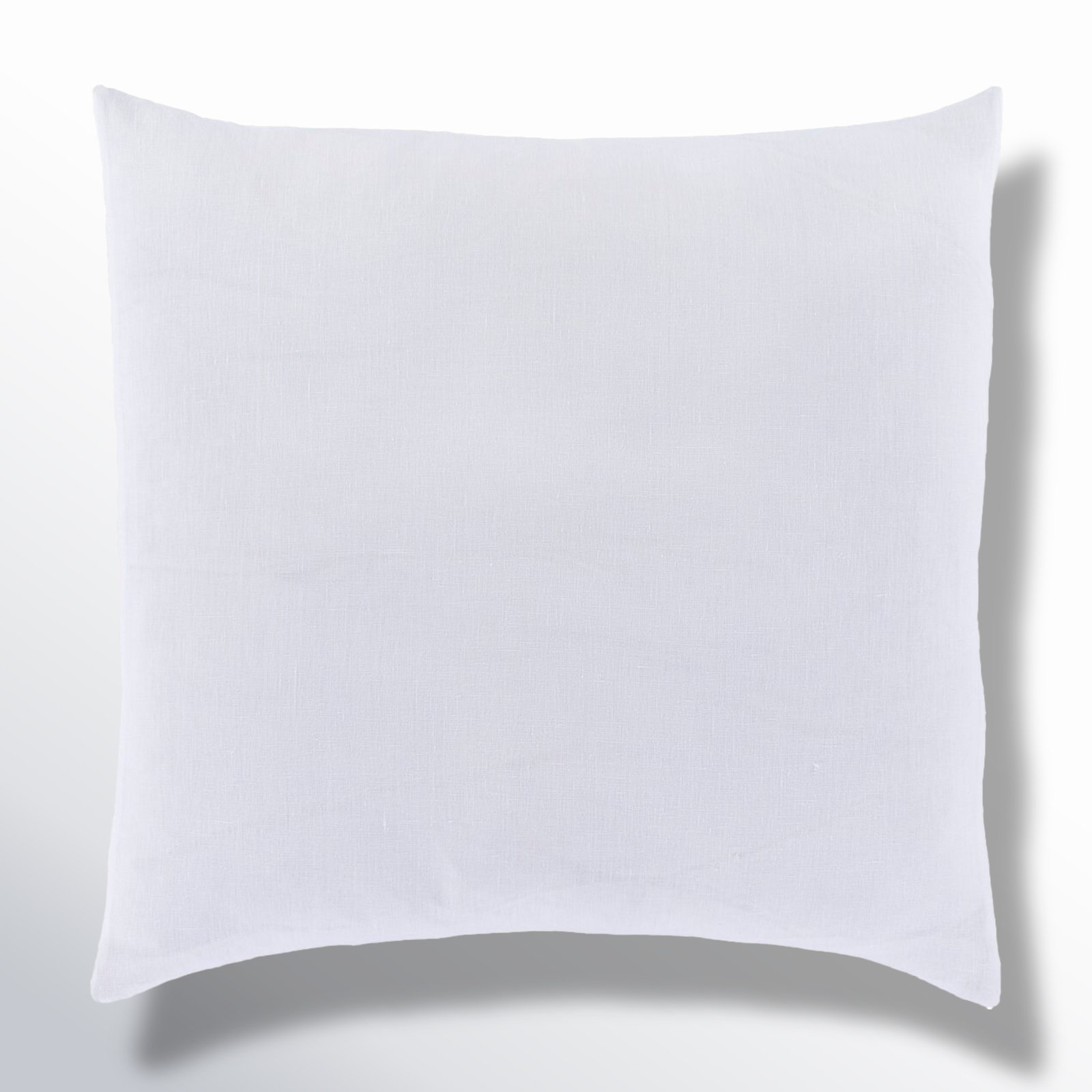 Pia Linen Sham Set, White