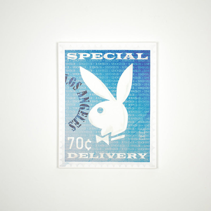 Art mural Playboy - Timbre, Bleu