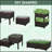 2 Piece Raised Garden Bed with Legs