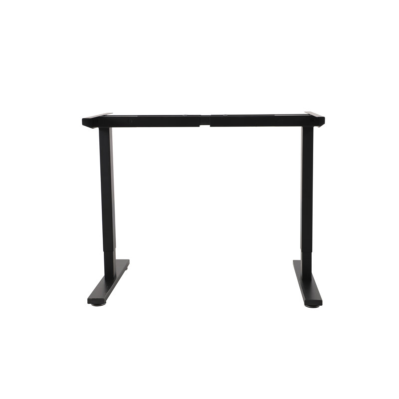 Home Office Sit Stand Desk Frame (White), Black