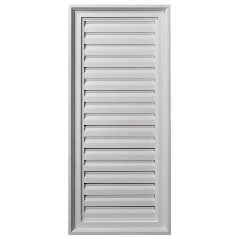 Urethane Gable Vent Louver, 12" W x 30" H, Non-Functional