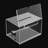 Clear Acrylic Box 6.22'' W Suggestion Box W/ Lock