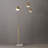 Triplet 3 Light Arc Floor Lamp - Nickel, Marble Base, Dimmer Switch-114251931-114251934