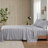 4 PCS Sheet Set Grey Ski Jump-124094861