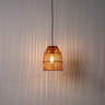 Bay Isle Home™ Platres 1- Light Plug-in Hand-Woven Geometric Pendant ...