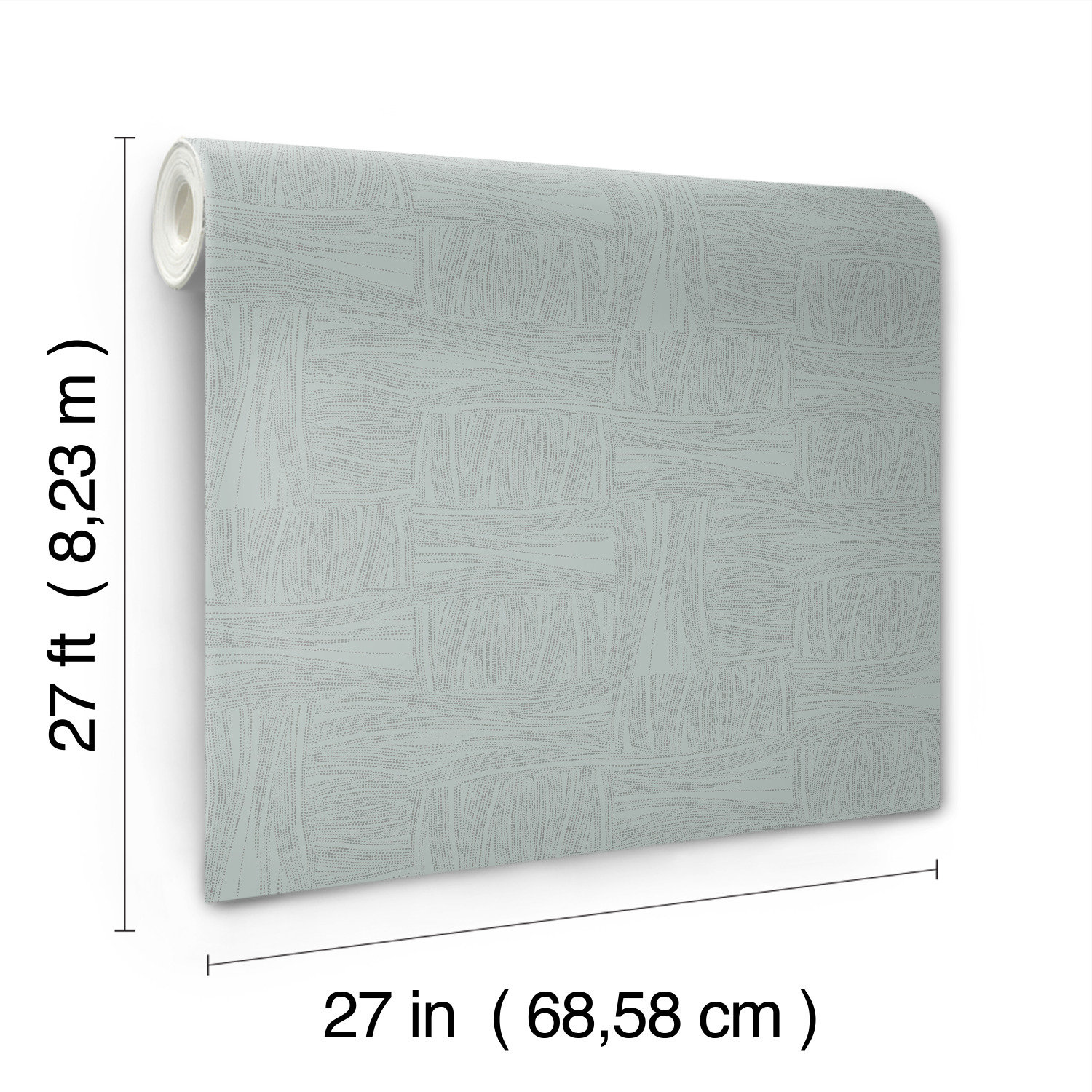 Apia Abstract Wallpaper, Slate Blue