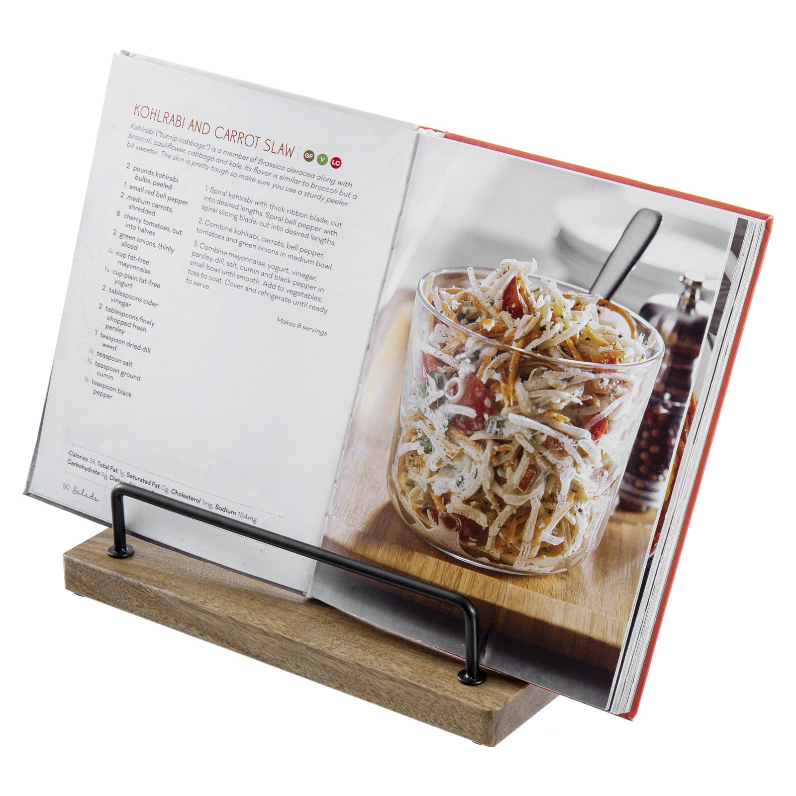 MyGift Acacia Wood Counter Top Book Stand | Wayfair